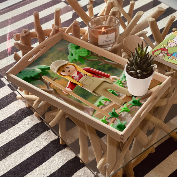 Retrato personalizado em estilo de brinquedo a partir de uma foto