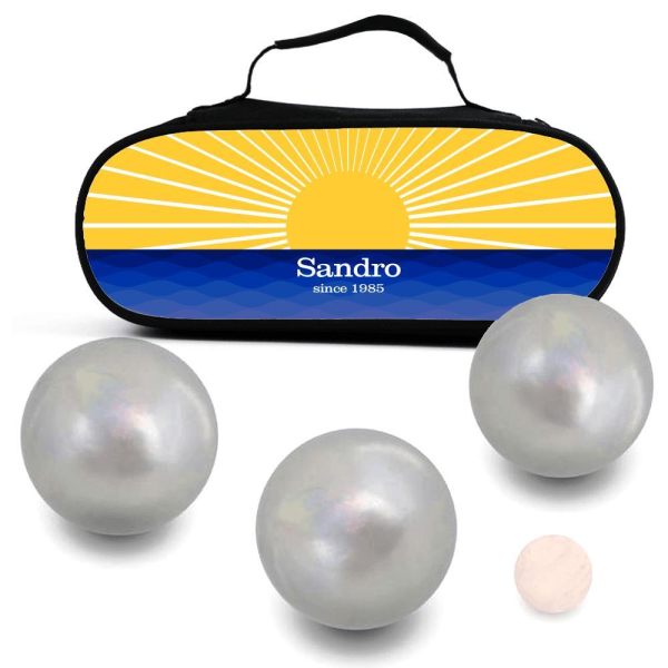 Saco personalizado para bolas de pétanca Sunset Saco personalizado para bolas de pétanca Sunset