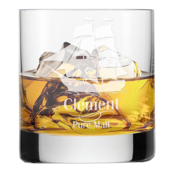 Copo de whisky gravado Grand Large