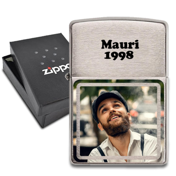 Isqueiro Zippo® com foto impressa a cores