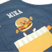 Avental infantil personalizado Hambúrguer Avental infantil personalizado Hambúrguer