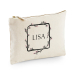 Bolsa estampada Moldura floral