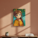 Retrato de estilo manga a partir de uma foto