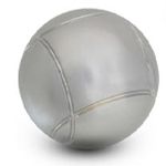 Bolas de pétanque riscada